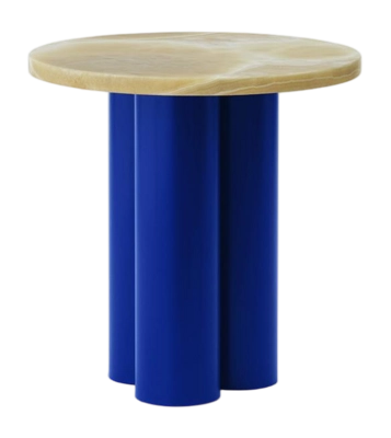 Beistelltisch Normann Copenhagen Dit Table Bright Blue / Honey Onyx