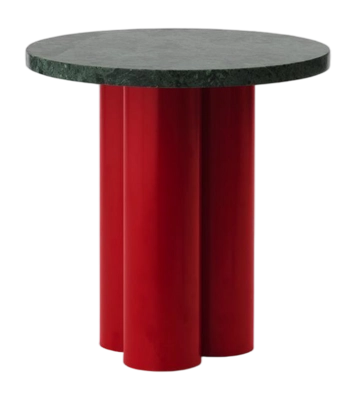 Bijzettafel Normann Copenhagen Dit Table Bright Red Verde Marina