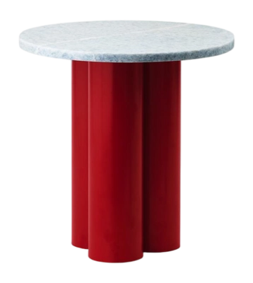 Bijzettafel Normann Copenhagen Dit Table Bright Red Blue Diamond