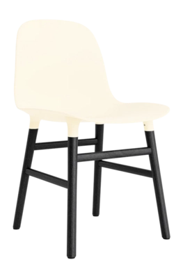 Stoel Normann Copenhagen Form Chair Black Oak Cream
