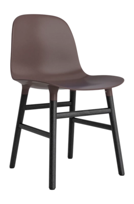 Stoel Normann Copenhagen Form Chair Black Oak Brown