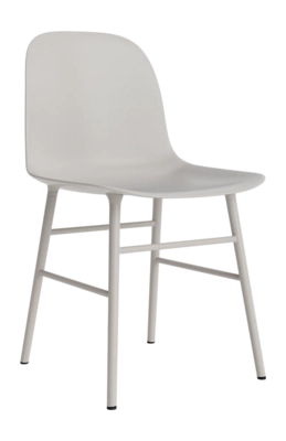 Stoel Normann Copenhagen Form Chair Steel Warm Grey