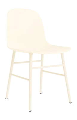 Stoel Normann Copenhagen Form Chair Steel Cream