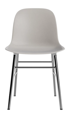 Stoel Normann Copenhagen Form Chair Chrome Warm Grey