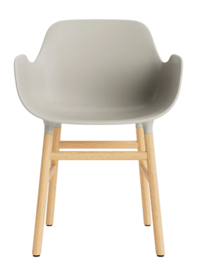 Stuhl Normann Copenhagen Form Armchair Light Grey / Oak