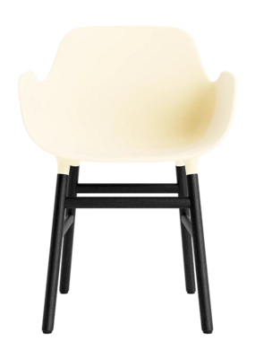 Stoel Normann Copenhagen Form Armchair Black Oak Cream