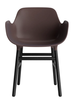 Stoel Normann Copenhagen Form Armchair Black Oak Brown