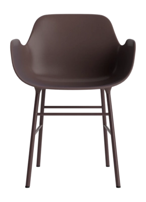 Stoel Normann Copenhagen Form Armchair Steel Brown