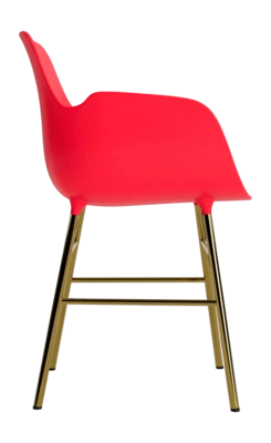 3---normann-copenhagen-spisebordsstol-normann-copenhagen-form-armchair-steel-brass-bright-red-1002713