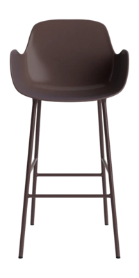 Barstoel Normann Copenhagen Form Bar Armchair 75 cm Steel Bright Red