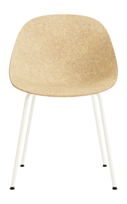 Stoel Normann Copenhagen Mat Chair Cream Steel Hemp