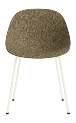 Stoel Normann Copenhagen Mat Chair Cream Steel Seaweed