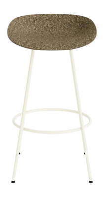 Barstoel Normann Copenhagen Mat Barstool 75 cm Cream Steel Seaweed