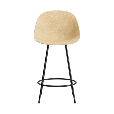 Barstuhl Normann Copenhagen Mat Bar Chair 65 cm Hemp / Black Steel