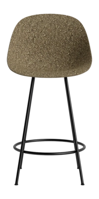 Barstoel Normann Copenhagen Mat Bar Chair 65 cm Black Steel Seaweed