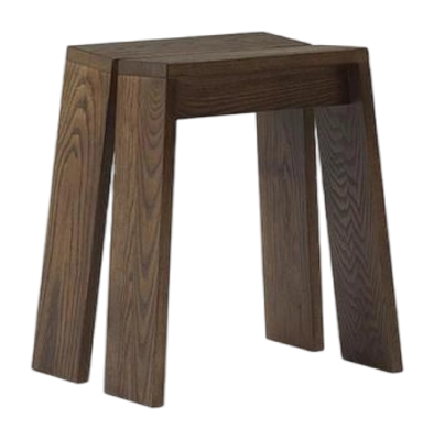 Kruk Normann Copenhagen Let Stool Brown Stained Ash