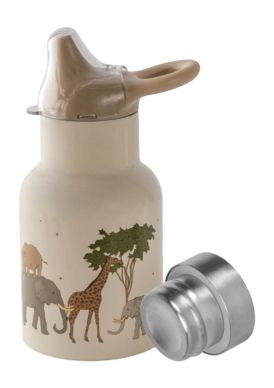 Thermosflasche Konges Sløjd Thermo Bottle Petit Kinder Safari 0,25L