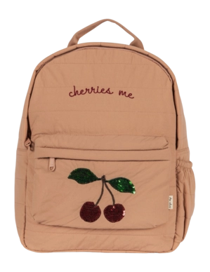 Rugzak Konges Sløjd Juno Quilted Sequin Backpack Midi Cherry