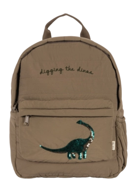 Rugzak Konges Sløjd Juno Quilted Sequin Backpack Midi Dino
