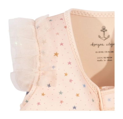 KS101001 - NEOPRENE FLOAT VEST FRILL - STAR MULTI - Extra 2-_no-bg