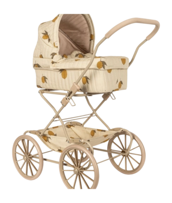 Poppenwagen Konges Sløjd Doll Pram Mon Grand Citron
