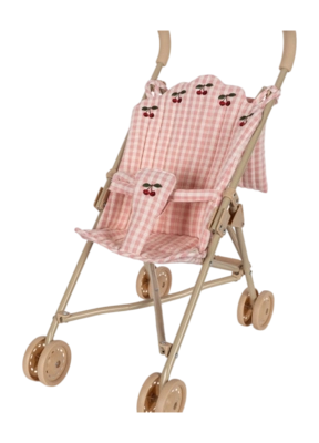 Poppenwagen Konges Sløjd Doll Stroller Powder Pink Check