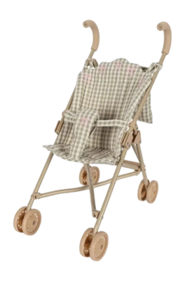 Landau Konges Sløjd Doll Stroller Tea Check