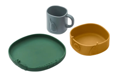 Set de Table LIEWOOD Kine Golden Caramel Mix (3-Pièces)