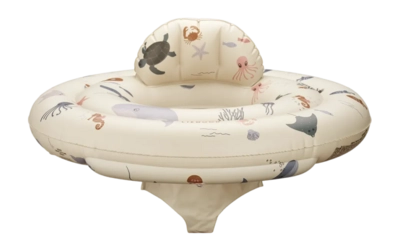 Schwimmring Liewood Dawn Baby Printed Swim Seat Sea Creature Sandy