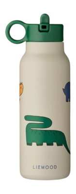Waterfles Liewood Kids Falk 350 ml Dinosaurs Mist