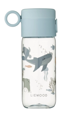 Wasserflasche Liewood Clemence Tritan Bottle Sea Creature / Light Blue 350 ml