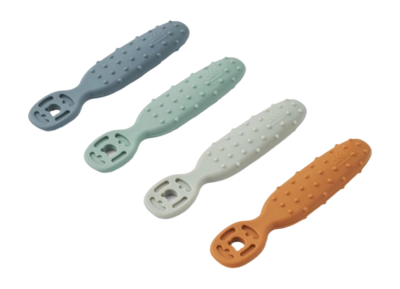 Cuillère pour Enfants Liewood Caelia Whale Blue Multi Mix (Lot de 4) 25