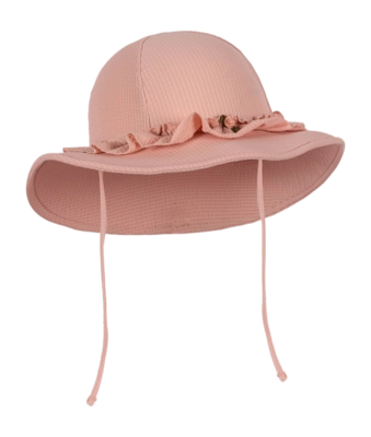 Badehut Konges Sløjd Fleuri Swim Hat Powder Pink (12-18 Monate)