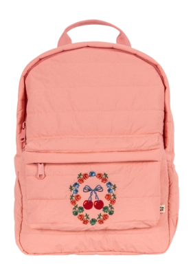 Rugzak Konges Sløjd Juno Quilted Backpack Strawberry Ice