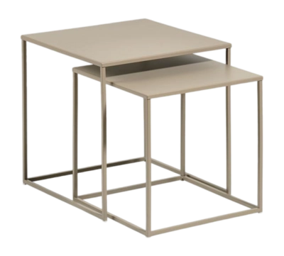 Bijzettafel Villa Collection Ank Sand (Set van 2)