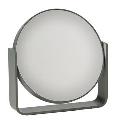 Specchio trucco Zone Denmark Ume h 19, Zoom 5X, Verde oliva