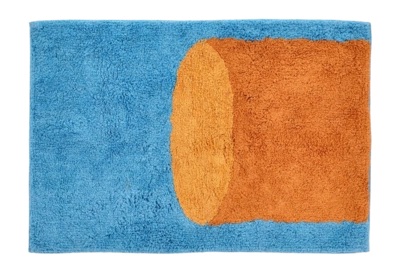 Vloerkleed Villa Collection Styles Blue Amber 60 x 90 cm