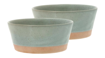 Bol Villa Collection Evig Green 15 x 6,5 cm (Lot de 2)