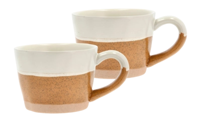 Mug Villa Collection Eternal Amber Cream 0.3 L (Set of 2)