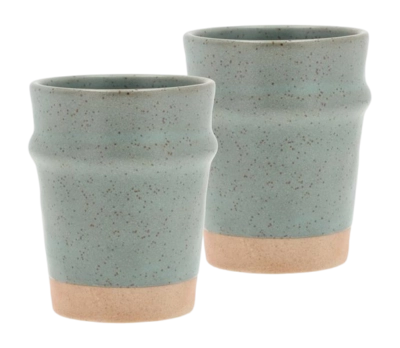 Mug Villa Collection Evig Green 0.35 L (Set of 2) 25
