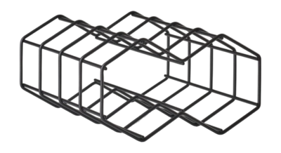 Wine Rack Zone Denmark Rocks Black 19.5 cm