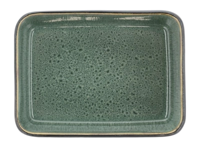 Schaal Bitz Gastro Rectangular Zwart Groen 19 x 14 cm (2-delig)