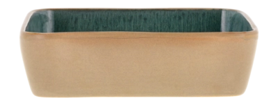 Plat et Saladier Bitz Rectangular Wood Forest 19 x 14 cm (2 Pièces)