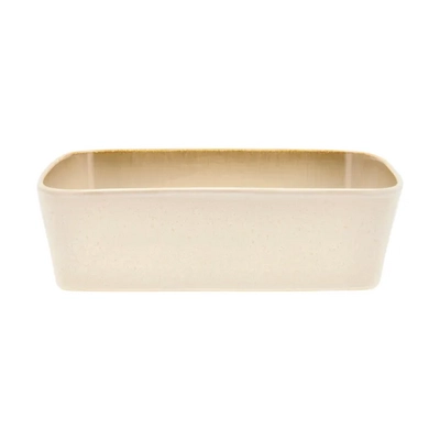 Plat et Saladier Bitz Gastro Rectangular Cream Cream 28 x 21 cm (2 Pièces)