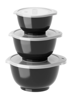 Mixing Bowl Set Rosti Margrethe Mini Carbon Black (Set of 3)