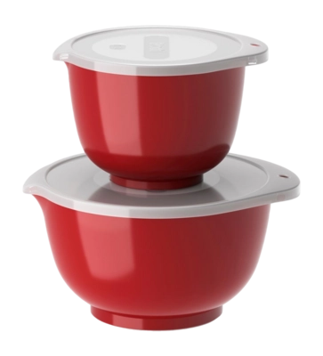 Mixing Bowl Set Rosti Margrethe Red 1.5 + 3.0 L (2-piece)