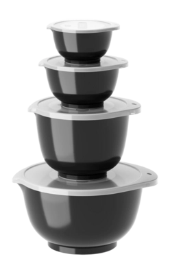 Mengkommen Set Rosti Margrethe Carbon Black (4-delig)