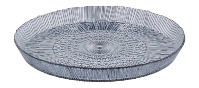 Plat de Service Bitz Kusintha Round Blue 30 cm (6 Pièces)