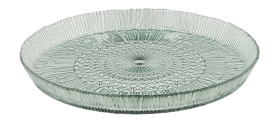 Plat de Service Bitz Kusintha Round Green 30 cm (6 Pièces)