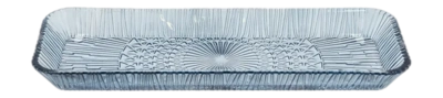 Plat de Service Bitz Kusintha Rectangular Blue 38 x 14 cm (6 Pièces)